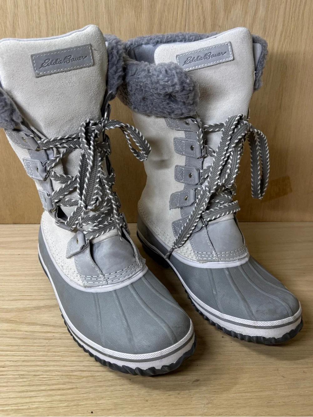 EDDIE BAUER HUNT PAC BOOT DELUXE 8 gray